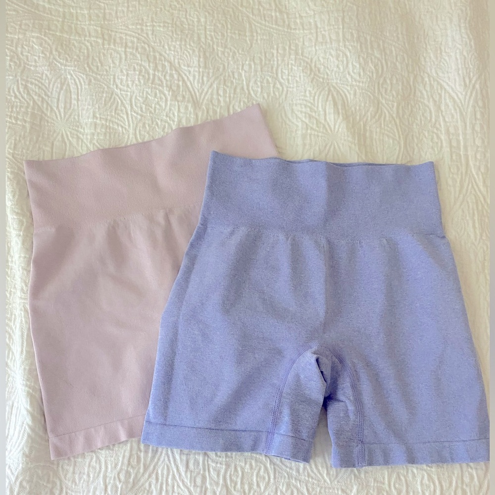 two biker shorts